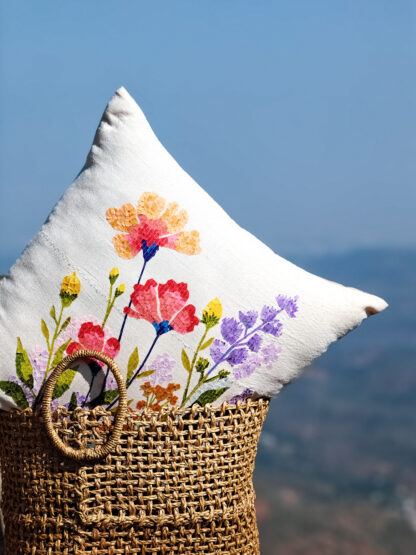 Calyz Aster Flower Cushion - Image 4